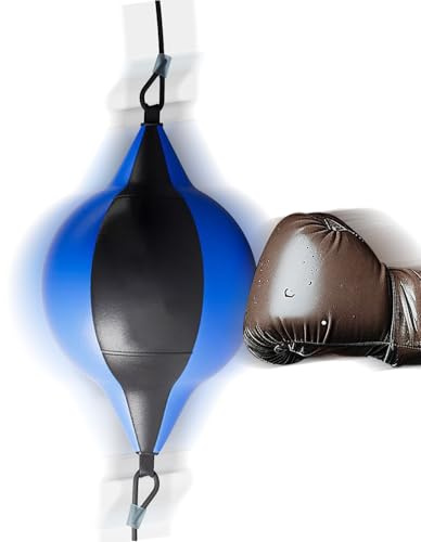Hogvinnatil Reflexi Boxball – Reflex-Boxsack mit Geschwindigkeitsball, strapazierfähig, für Training, Fitnessstudio, Zuhause im Freien