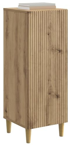 vidaXL Sideboard Artisan-Eiche 33 x 34,5 x 90 cm Holzwerkstoff, Wohzimmer Aufbewahrung, Vintage Sideboard, rechteckiger Schrank, Funktionelle Deko, Elegante Präsentation, schicke Möbel