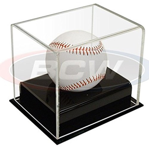 BCW Deluxe Acrylic Baseball Holder Display - Sports Memoriablia Display Case - Sportscards Collecting Supplies