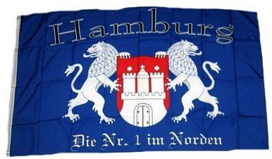Fahne / Flagge Fußball Hamburg NEU 90 x 150 cm Flaggen