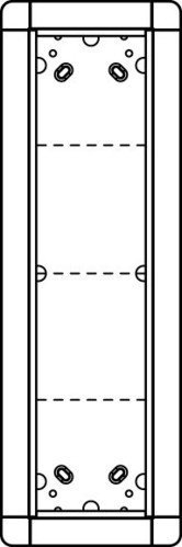 Ritto 1881470 Portier Rahmen UP 4fach weiss