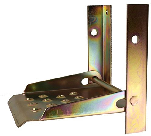 WAMO Klapptritt fr Anhnger und Bordwnde - Silver - Stahl - Leiter