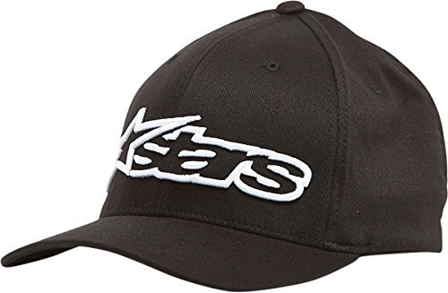 Alpinestars Flexfit Cap Blaze Schwarz Weiß (L / Xl , Schwarz)