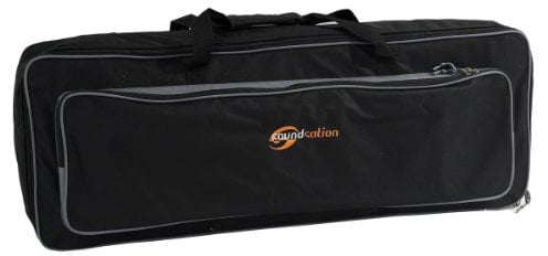 SOUNDSATION - Borsa imbottita per tastiera con tasca e tracolla
