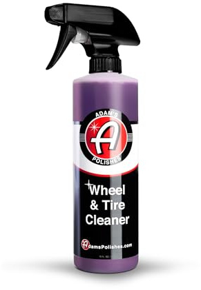 Adam's Polishes Wheel & Tire Cleaner 16oz - Professional All in One Car Wash Wheel Well Cleaning Spray for Car Detailing | Safe On Most Rim Finishes