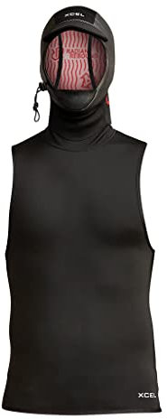 XCEL Infinity 1 mm Hooded Vest Rash Vest X Large Black