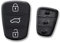 Llave De Mando para Coche con 3 Botones De Goma. Hyundai I20 I30 Y Kia Sorento Picanto
