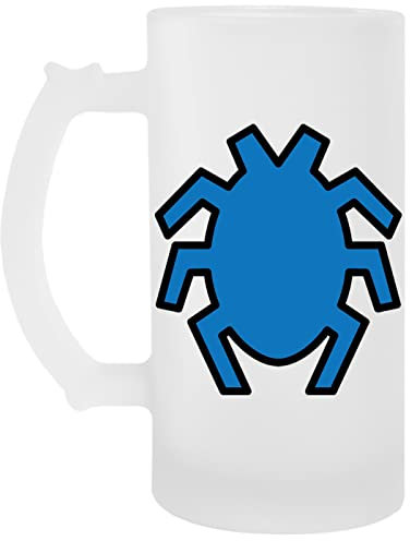 Capzy Blau Käfer Transparent Bier Becher Beer Mug
