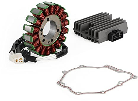 Artudatech Kit guarnizioni raddrizzatore regolatore statore per Yamaha YZF R6 R6S RJ05 RJ09 2003-2009 Ricambio OE compatibile con 5SL-81410, 5SL-81960, 5VX-15451