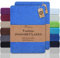 NatureMark 2er Pack FROTTEE Spannbettlaken, Spannbetttuch für kuschelig weiche Nächte, in viele Größen und Farben erhältlich | 140x200 cm - 160x200 cm - Royal blau