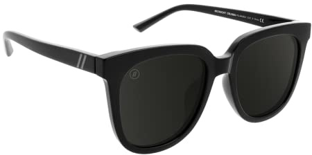 Blenders Eyewear Grove – Polarized Sunglasses – Butterfly Frames with Acetate Temples – 100% UV Protection – For Women, Midnight Drama, Standard