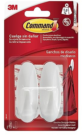 Command Ganchos de diseño medianos 17081