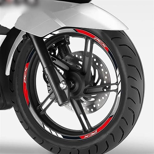 YZTAC Motorrad Aufkleber Für Honda PCX 125 150 Rad Reflektierende Aufkleber Streifen (Color : 5)