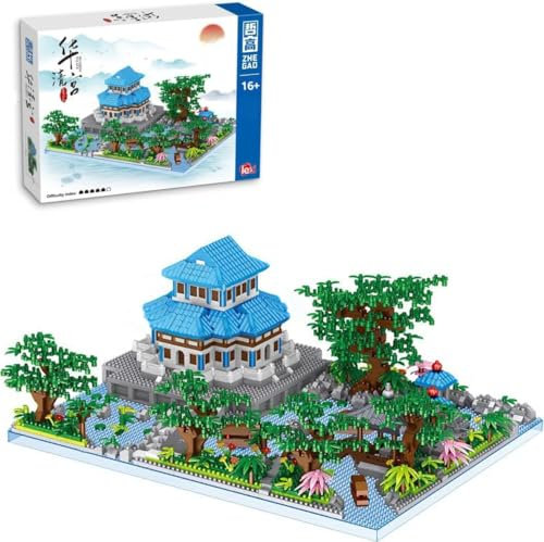 CIJINAY Building Blocks Set Notre Dame de Huaqing Palast World-Famous Architecture Building Set, 3307 Klemmbausteine Mini Building Blocks Toys, Architecture Mini Gift for Adults and Children