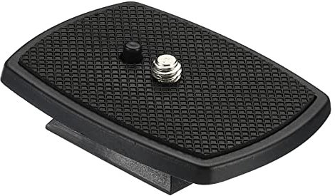 PATIKIL Tripod Quick Release Plate, 35mm Camera Tripod Adapter Mount Parts Replacement Mounting Plate for Tripod Model 5, Black