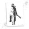 LaserCad Schablonen BANKSY Streetart (B049, Woman in Gasmask (Ukraine), DIN A3) Stencil für Graffiti, Airbrush, Kunst, Deko, zum Malen
