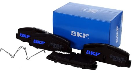 SKF Scheibenbremse Bremsbelag mit Zubehör VKBP 90255-4er Set - Position Hinterachse Höhe 77 mm Länge 134 mm Breite 83 mm Dicke 13,3 mm - OE Qualität