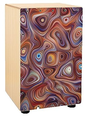 Cajon Box Trommel-Holzkiste Trommel Musikinstrument Handtrommel Schlaginstrument leicht zu erlernen (G)