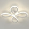 Comely Plafon LED Techo Moderna, 30W 3375LM Lamparas de Techo, Iluminación de Techo de Acrílico con Forma de Flor para Dormitorio Salon Comedor, Luz Neutra 4500K, Dia 30cm, Blanco