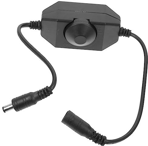 Veemoon Light Modulator Dimmer Switches for Led Lights Plug Outdoor Lighting Ceiling Fans Lamp Brightness Light Part Electrical Light Rotary Dimmer Plastic Fairy Lights To Rotate Adjust