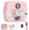 ASTGMI Appareil Photo Instantané Enfant, Appareil Photo Numérique avec Papier d'impression & Carte TF 32G, Video, Cadeau Jouet pour 3-14 Ans Filles Garçons de Noël Anniversaire (Rose)