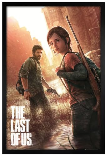 The Last of Us Maxi-Poster, 61 x 91,5 cm, Schwarzer Holzrahmen, Wandkunst