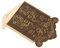 Cordier Chevalet pour mandoline 12 trous pour 3-6 cordes Cigar Box Guitare Doré