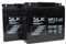 SLK Power Mobility Scooter AGM Battery Pair of 2 x 12v 17ah Reliable And long Lasting Replacement Batteries For Electric Scooters And Wheelchairs