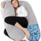 Chilling Home Schwangerschaftskissen, U Form Seitenschläferkissen mit Bezug U Kissen Stillkissen groß Lagerungskissen, Kissen für Frauen und Seitenschläfer(Memory-Schaum)