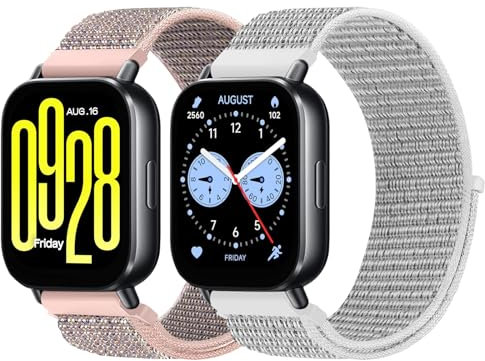 BTTNG Correas compatibles con Xiaomi Redmi Watch 5 Active/5 Lite para mujer y hombre, pulsera ajustable de nylon transpirable de repuesto para Redmi Watch 5 Active/5 Lite