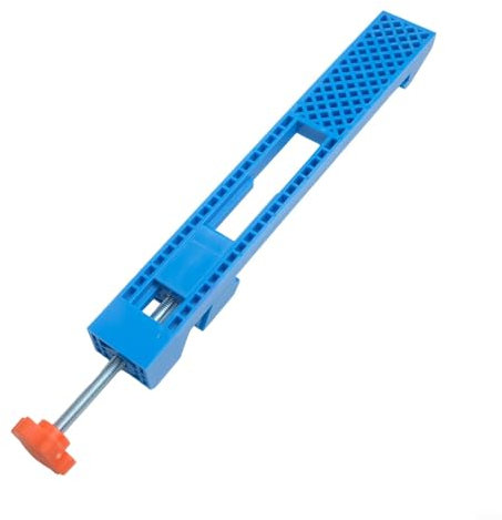 HomeVortex Guía de base ajustable para máquina de corte, herramientas de carpintería, abrazaderas de posicionamiento de fresado, guía de sierra circular de grado con hebilla de dos vías (1 unidad)