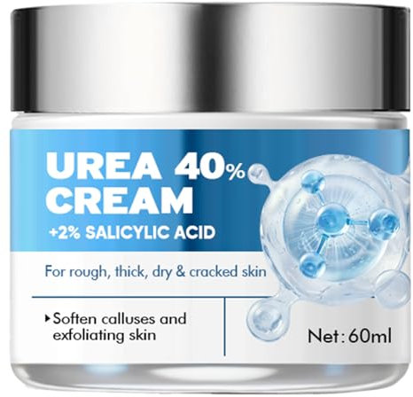 Urea Creme 40 Prozent, 60 Ml Urea Fusscreme, Spendet Intensiv Feuchtigkeit, Beseitigt Hornhaut Und Macht Die Haut Weich