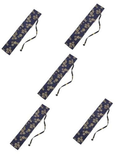 Tofficu 5St Aufbewahrungstasche aus Stoff einzelner Stifthalter tragbare Tasche wickeln faltbar aufbewahrungssack storage pockets Lüfter-Schutztasche Aufbewahrungstasche für