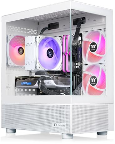 Thermaltake LCGS View u2460TS-170 Gaming Desktop (Intel® Core™ Ultra 5 245KF, ToughRam 32GB DDR5 6000MT/s RGB Memory, NVIDIA GeForce® RTX 5060 Ti, 1TB NVMe M.2, WiFi, Windows 11) V17S-B860-56T-LCS