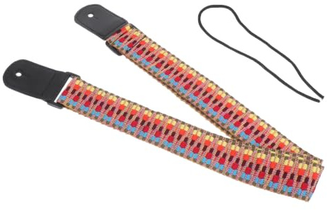 HEMOTON Gewebter Ukulelengurt Instrumentengürtel Ukulelengurt Musikinstrumentenzubehör Leicht und Robust Passend für Gitarre Ukulele und Mehr