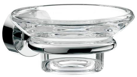 Emco 453000100 Seifenhalter Rondo 2 Kristallglas klar, chrom