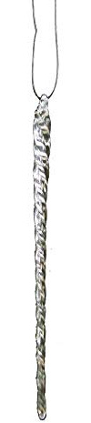 Kurt Adler Glass Icicle Christmas Ornaments 12 Piece