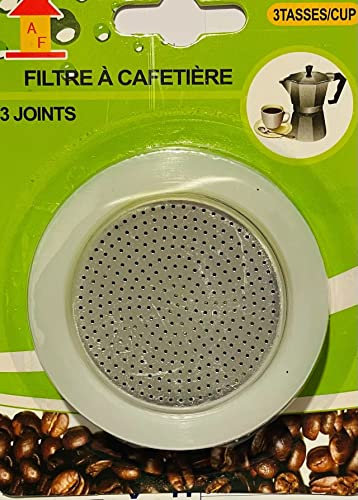Autre Lot de 3 rondelles et filtres pour cafetière italienne (3 tasses)