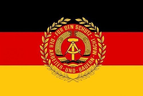 U24 Aufkleber DDR NVA Truppenfahne Flagge Fahne 15 x 10 cm Autoaufkleber Sticker