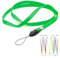 CKB LTD Lanyards Neck Strap ID Badge Holders Loop Clip 48cm for Gym Key Name Tag Badge Pass Holder USB Flash Drive Cell Phone Key ID Card Badge and Small Electronic Device (Green, Pack of 50)