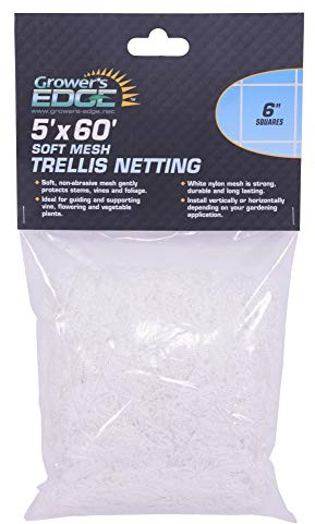 Growers Edge Soft Mesh Trellis Netting 5 ft x 60 ft