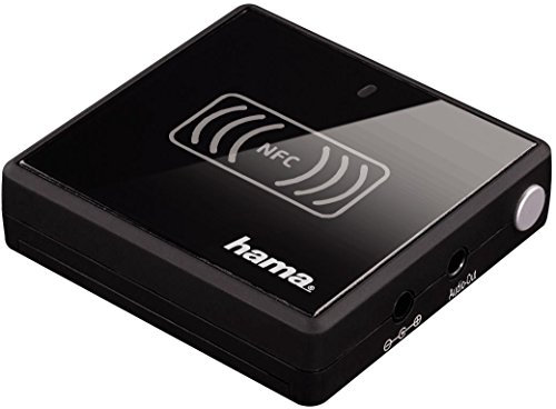 Hama Audio Empfänger Bluetooth 4.0 (Receiver für drahtlose Musikübertragung, für HiFi-/ Stereoanlagen und Streaming, kompatibel zu NFC und APTX) schwarz
