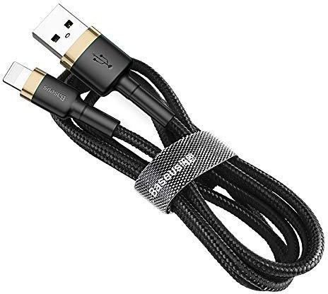 Baseus - Cafule Cable USB to Lightning, 1.5 A, 2 m (Gold/Black)