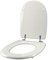 Copriwater Cesame ARETUSA BIANCO Cerniera Cromo-Sedile-Asse Wc
