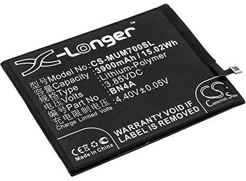 TCTK Akku 3900mAh Kompatibel mit [Redmi] M1901F7C, M1901F7E, M1901F7G, M1901F7H, MZB7263IN, MZB7411IN, Note 7, für [Xiaomi] M1901F7C, M1901F7E, M1901F7G, M1901F7H, MZB7263IN, MZB7411IN, Redmi Note 7