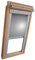 Verdunkelungsrollo THERMO Alu-Rückseite für VELUX Dachfenster TYP GGL/GPL/GGU/GPU - CK02 - Farbe Silber-Grau - mit Aluminium Seitenschienen - KLICK Montage