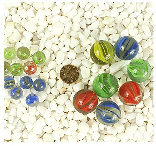14mm Glaskugel, spezielle Glasperlen, Murmeln, Kinderperlen sieben Farben-16mm 60 Kapseln