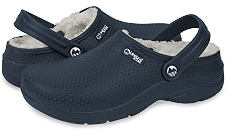 Lakeland Active Women's Fleece-Lined Dockray Clogs - Oxford Blue - 5 UK