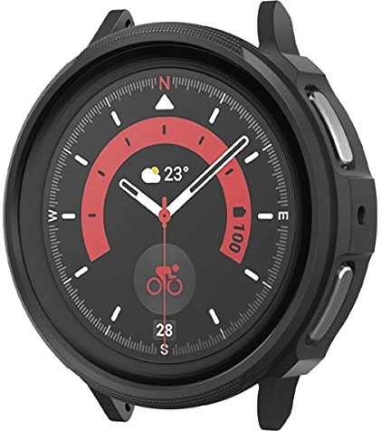 Spigen Cover Liquid Air Compatibile con Samsung Galaxy Watch 5 Pro 45mm (2022) -Nero