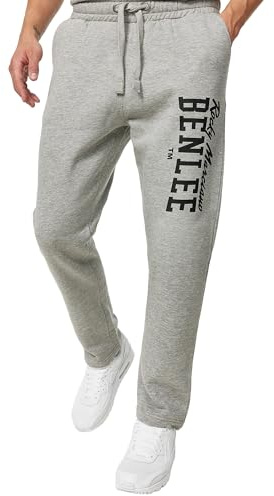 BENLEE Herren Jogginghose Normale Passform Beaty, Marl Grey/Black, XL
